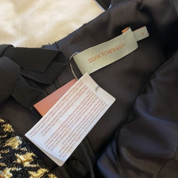 NWT Silvia Tcherassi Diella Ruffle Bustier Dress S - Picture 9 of 10